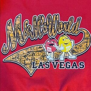 Vintage M&M'S Red Las Vegas Sweatshirt XL